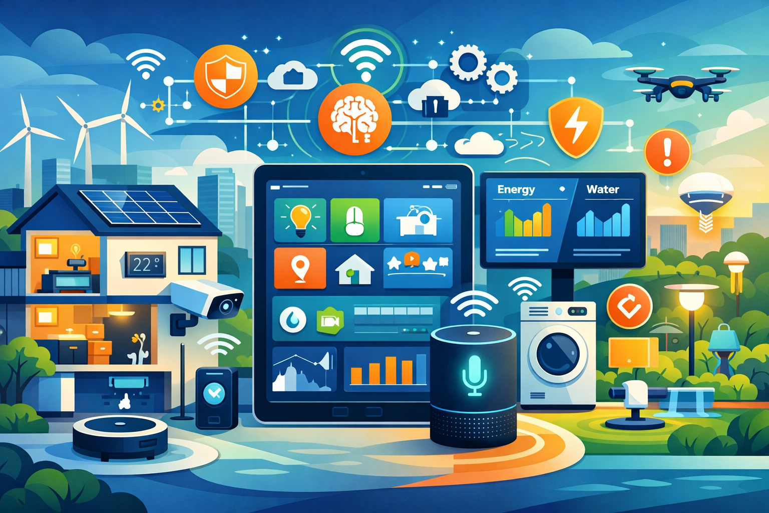 مستقبل إدارة المنزل: كيف تسهل التكنولوجيا حياتنا